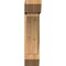 Ekena Millwork Thorton Slat Smooth Bracket w/ Offset Brace, Western Red Cedar, 7 1/2"W x 20"D x 32"H BKT0806X20X32THR06SWR - alternate 3